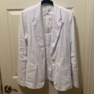 white evereve blazer / jacket  - nwt - medium